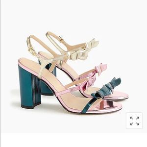 J Crew Stella bow heels